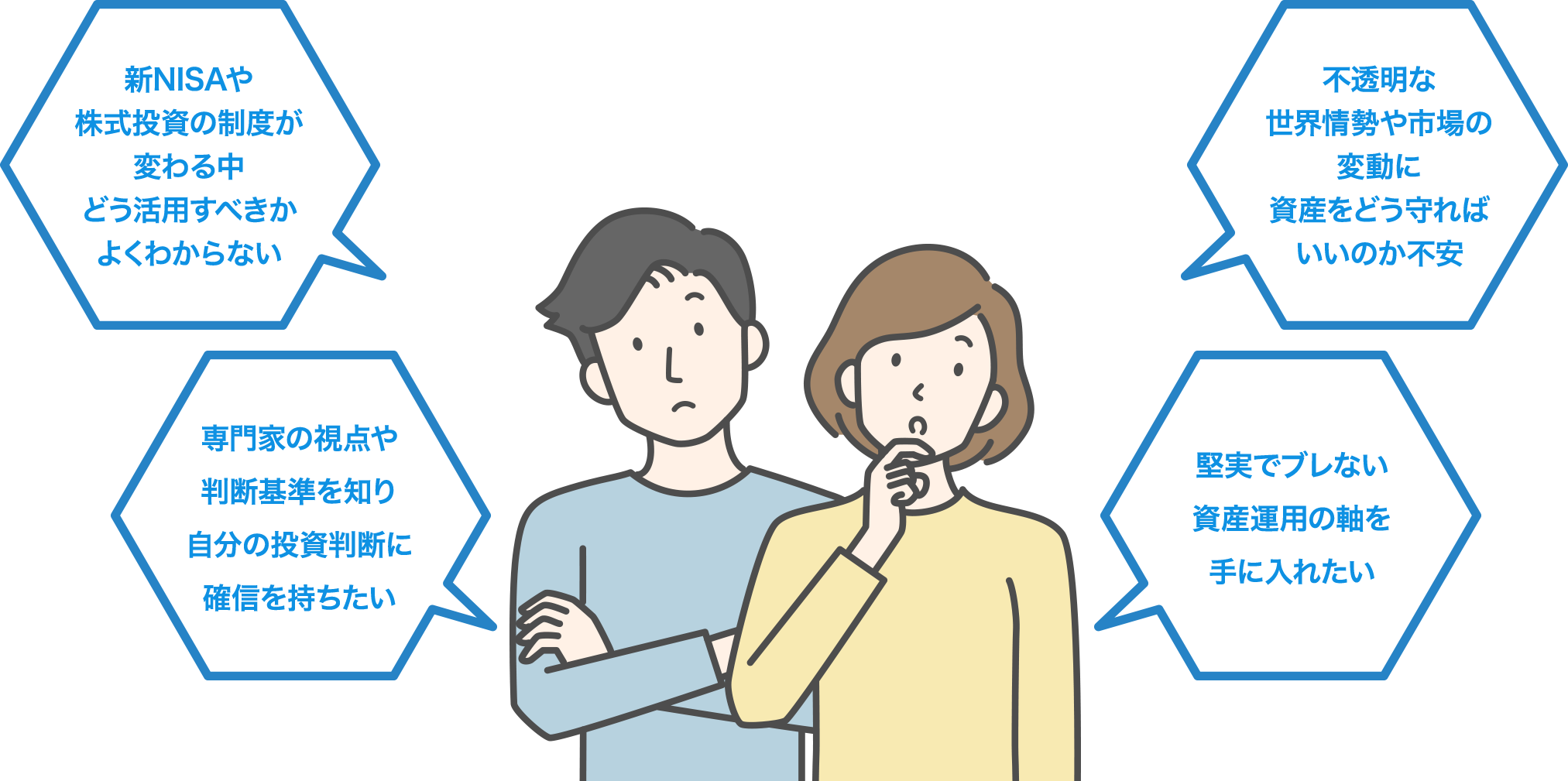 資産運用に関するお悩みを解決します